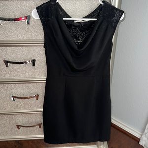 Size medium lace back sleeveless mini black dress